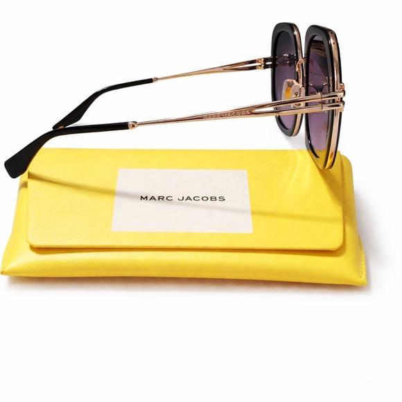 Marc Jacobs Black and Gold Sunglasses - Picture 3 of 3